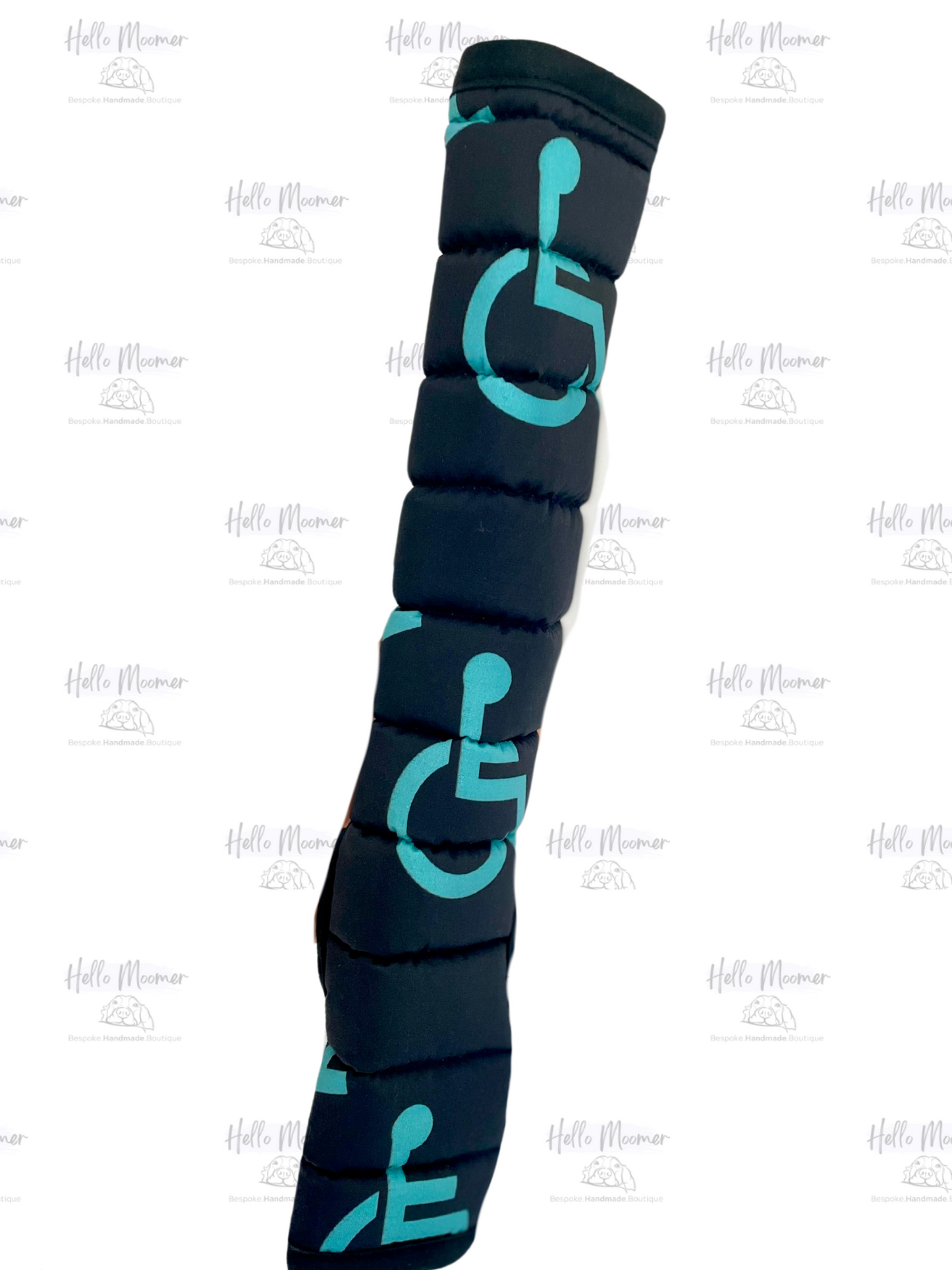 RTS Set of Four (4) Teal Wheelchair Anti-Scuff Stroller Wagon Bumper Covers