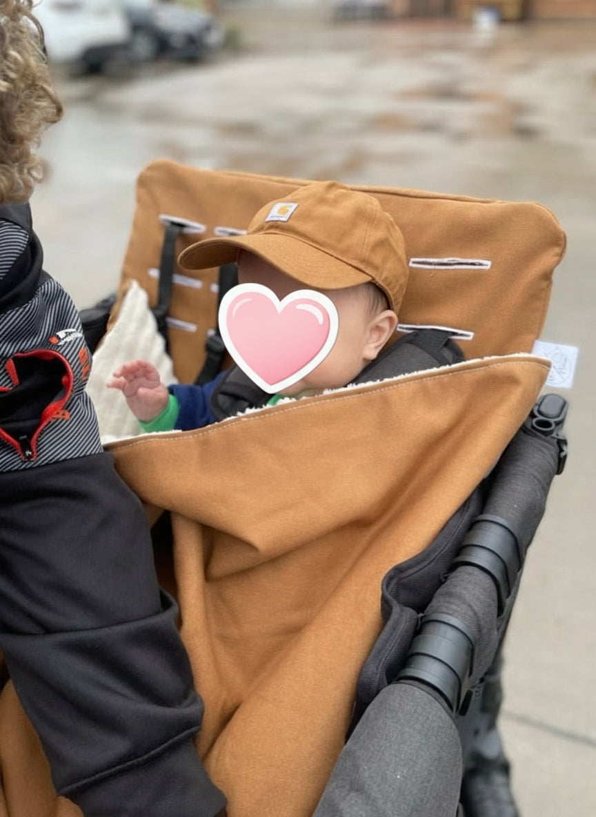 RTS Cozy Carmel Stroller Wagon Footmuff Base Layer (Patent Pending)