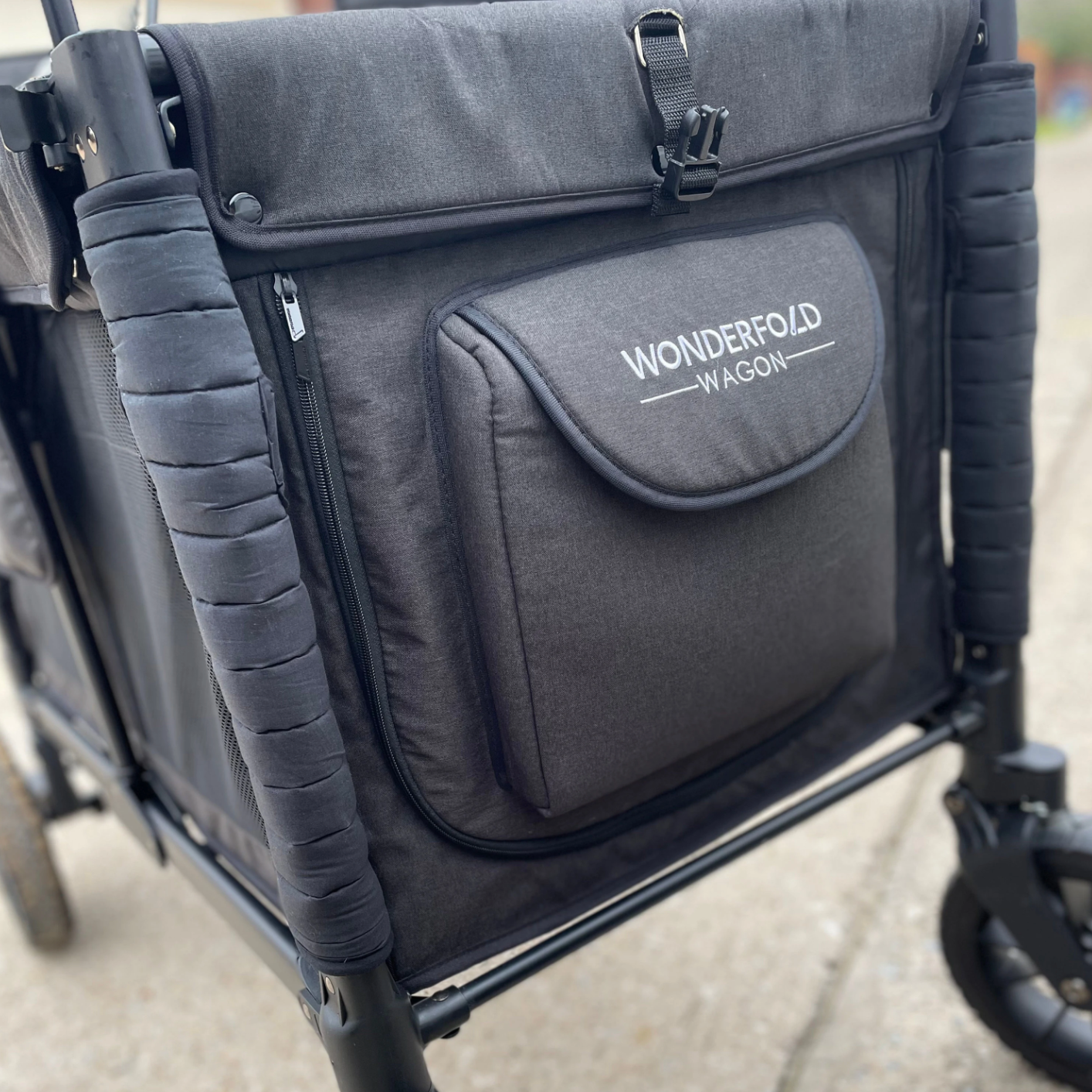 RTS Set of Four (4) Black Anti-Scuff Stroller Wagon Bumper Covers