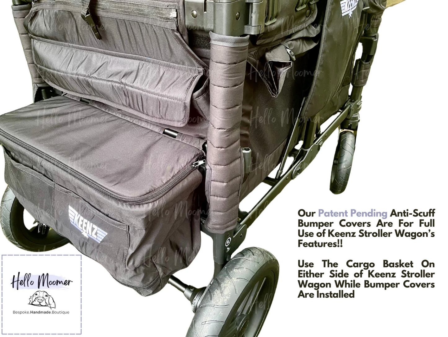 Keenz Compatible Anti-Scuff Padded Rail Bumper Cover (Patent Pending)