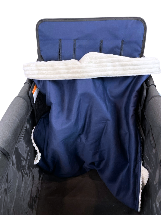 RTS Navy Convertible Stroller Wagon Footmuff