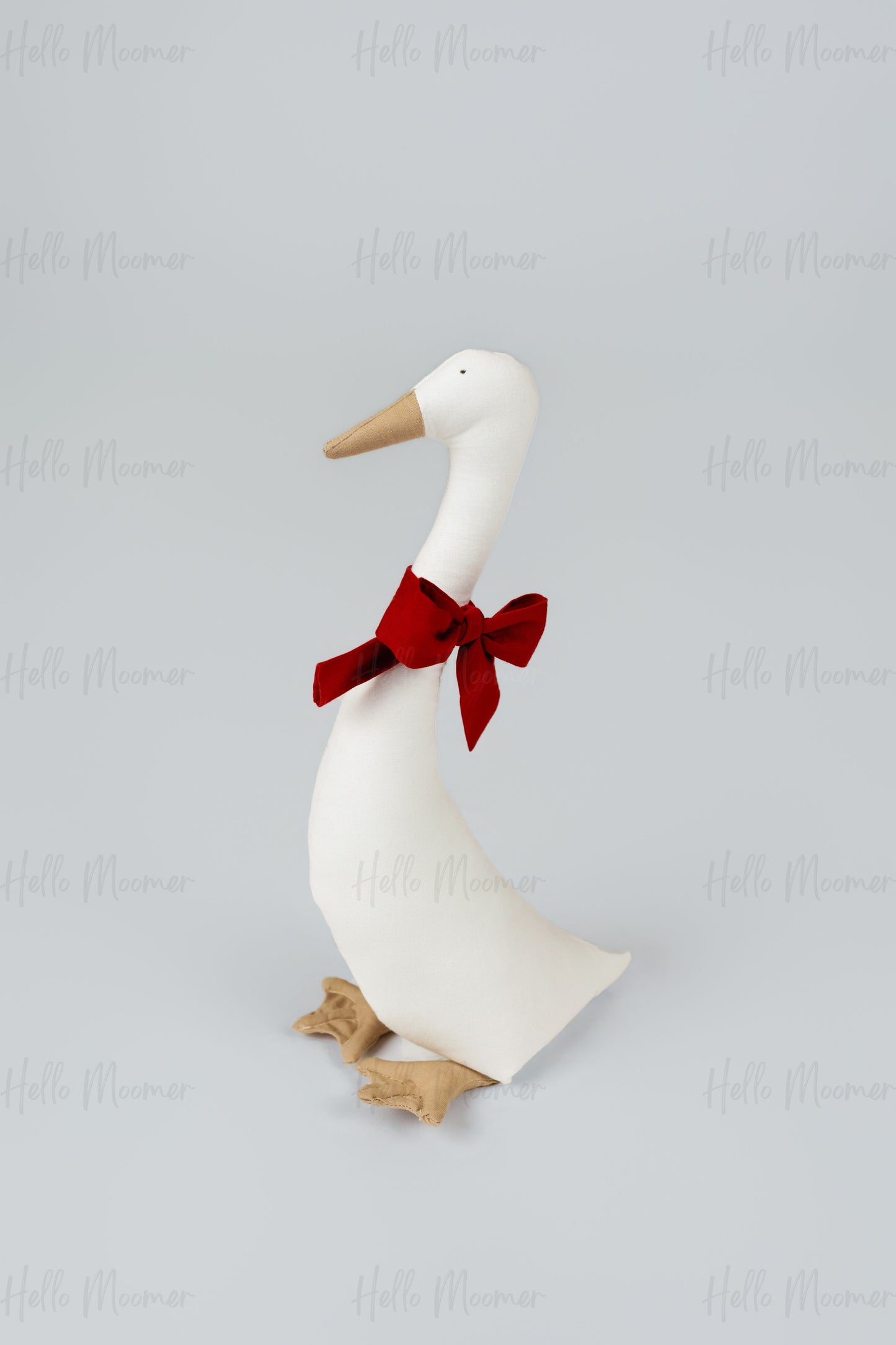 Handmade Heirloom Goose – Velvet Bow or Plaid Scarf