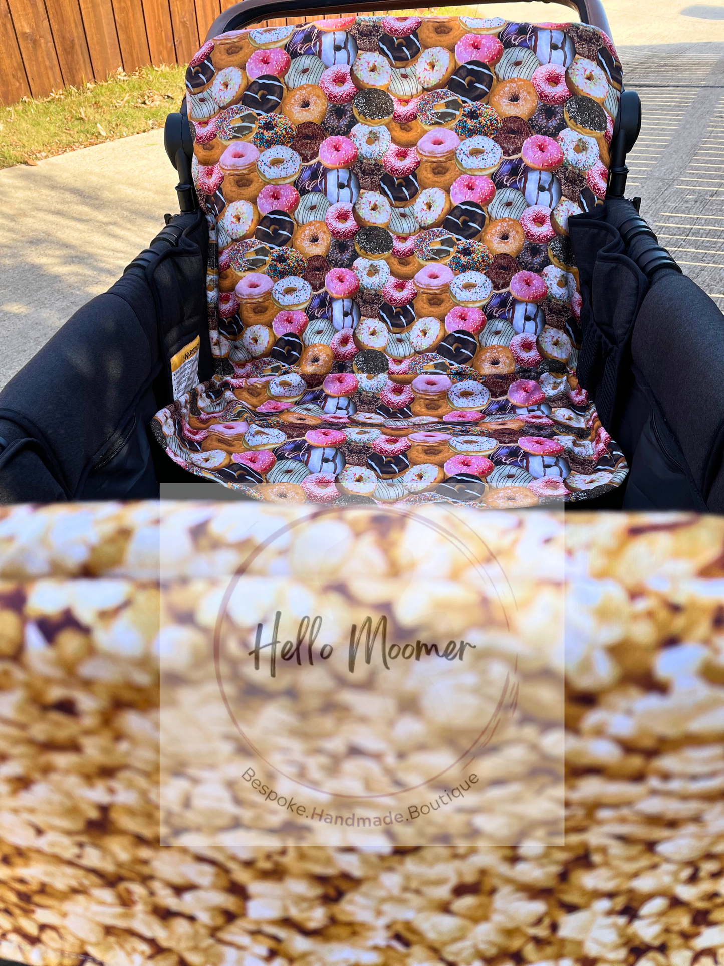 W4 Popcorn & Donut Seat Cover Set