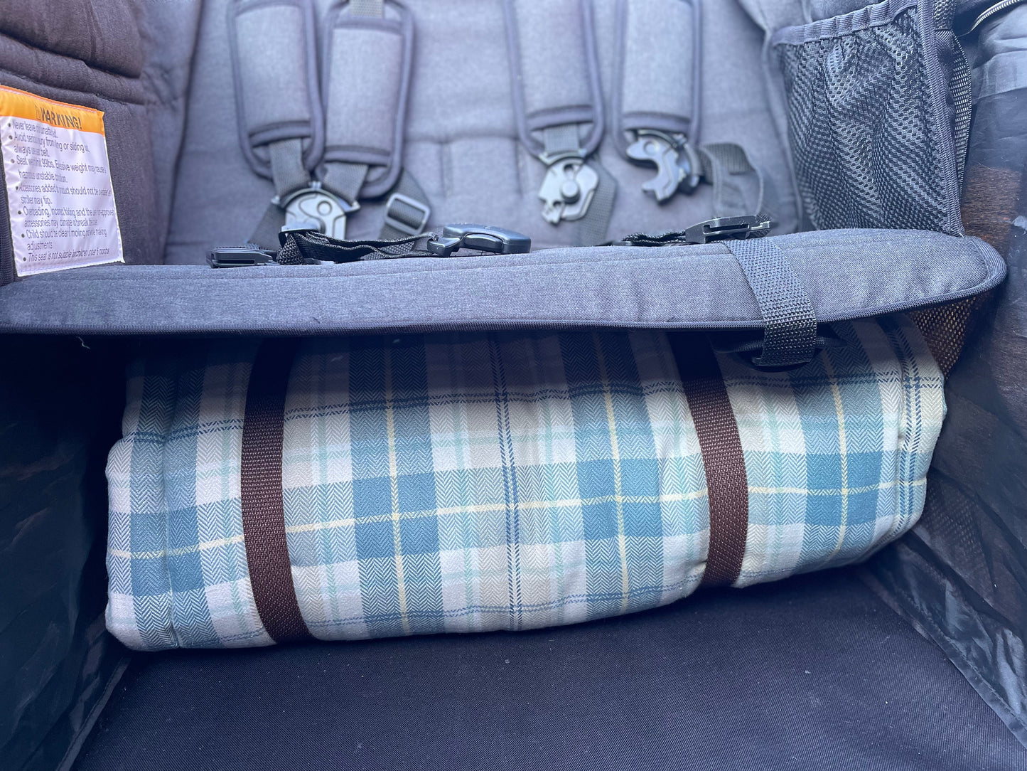Custom Padded Waterproof Nap Mat & Blanket for Wonderfold Keenz Joymor and Rainbow Baby Wagon
