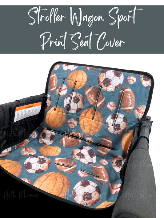 RTS Sports Print Stroller Wagon Seat Cover